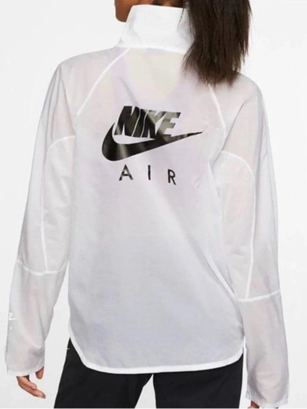 Nike Women’s white sheer Jacket size Medium